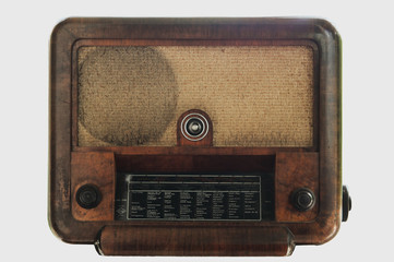 Vintage fashioned radio