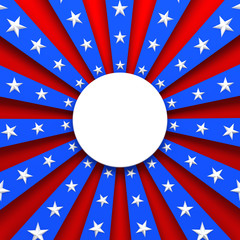 Red, white, and blue USA background