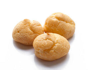 Fresh Mini Cream Puffs ,Close Up