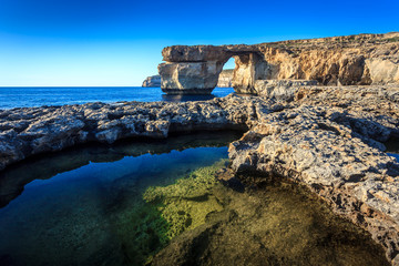 Azure window at Dwejra, Gozo, Malta