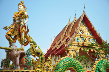 Fototapeta na wymiar Beautiful Thai monastery