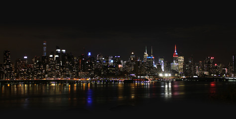 Fototapeta na wymiar New york city / Skyline by night