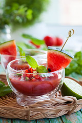 Watermelon Tomato Gazpacho