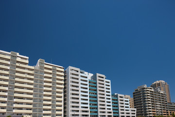 Fototapeta premium 幕張の高層マンション街