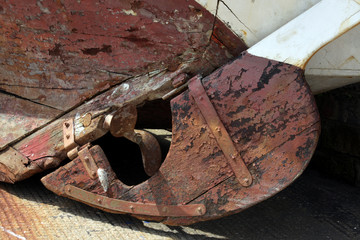 Safran de vieux gréement