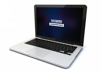 laptop password isolated