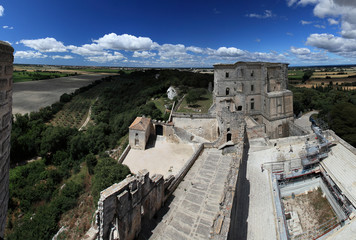 Fototapeta na wymiar Old Ruined Monastery in Provence