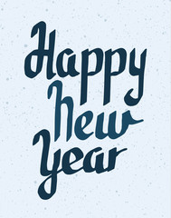 Happy New year lettering