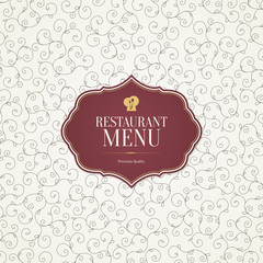 Restaurant menu design