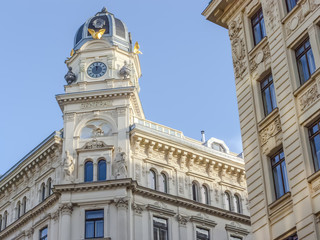 Fototapeta na wymiar Historische Fassade in Wien