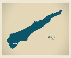 Modern Map - Iskele CY