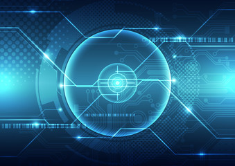 Obraz premium abstract future technology concept background, vector