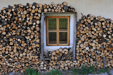 Pile of wood