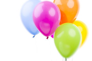 Colorful Balloons on White Background - 83403493