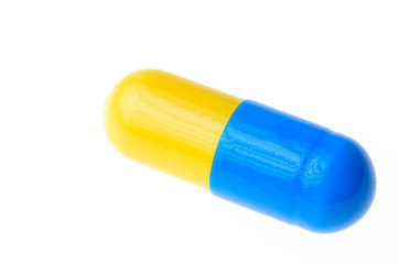 Pill isolated on background