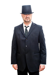 Obraz na płótnie Canvas Businessman with a hat