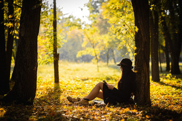 Girl in park