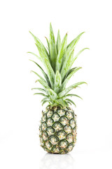 Pineapple on the white background