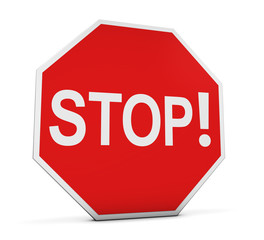 Stop Sign With Exclamation