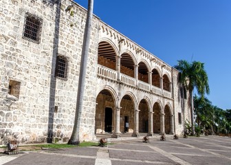Diego Columbus palace, Santo Domingo - obrazy, fototapety, plakaty