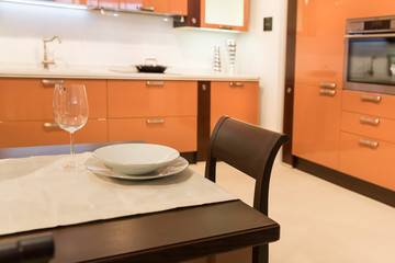 Served table