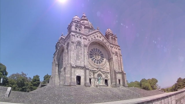 Santa Luzia basilic in Viana do Castelo (north Portugal)
