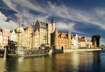  historic city of Gdansk, Poland.