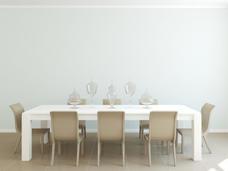 Dining-room interior.