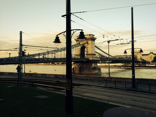 Fototapeta na wymiar Kettenbrücke Budapest
