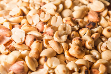 close-up peanuts texture background