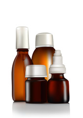 Fototapeta premium the medicine in the bottle
