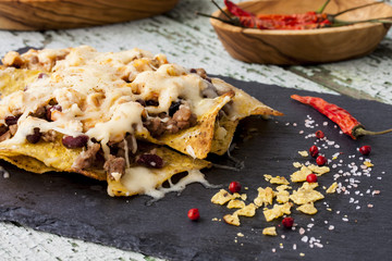 Nachos with beef