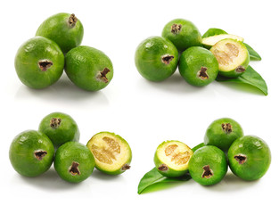 Feijoa fruit, set