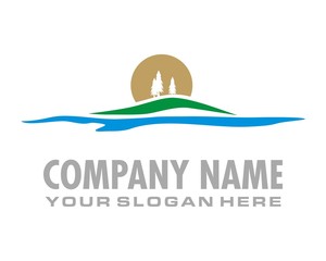 island and sun or moon