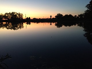 Georgia Lake at Sunset