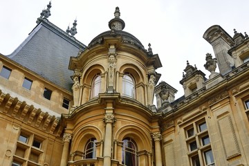 Fototapeta na wymiar Gothic French style chateau