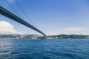 Istanbul, Turkey. Bridge over the Bosphorus