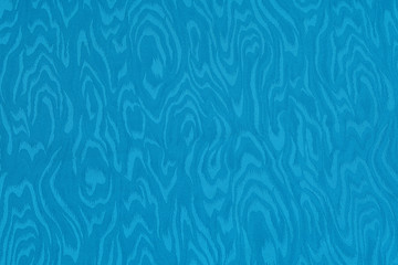 Blue cyan silk damask fabric with moire pattern - obrazy, fototapety, plakaty
