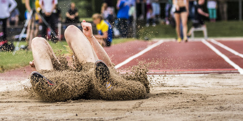 Weitsprung in der Leichtathletik