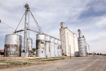 altes Getreide-Silo in den USA