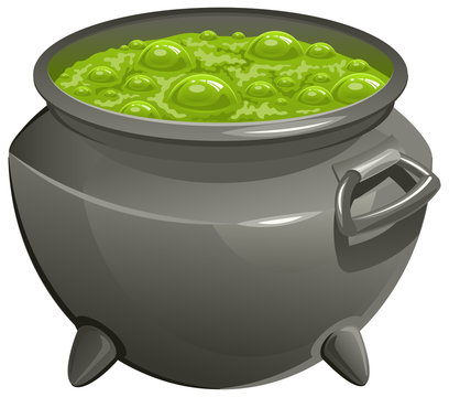 Pot With Green Magic Potion