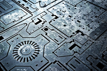 Metal Cutouts Background