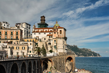 Naklejka premium Costiera Amalfitana, borgo marinaro 2