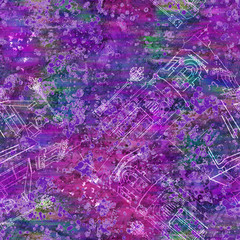 Watercolor seamless pattern