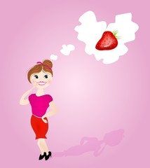 Thinking woman