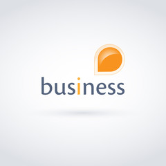 business vector abstract drop logo 