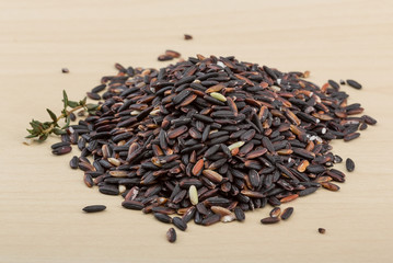 Dry wild rice mix