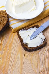Sandwich with butter