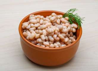 White canned beans