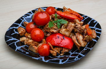 Chicken with vegetables